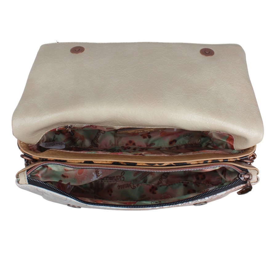 Τσάντα Χειρός Ώμου Με Καπάκι Και Αλυσίδα Janet