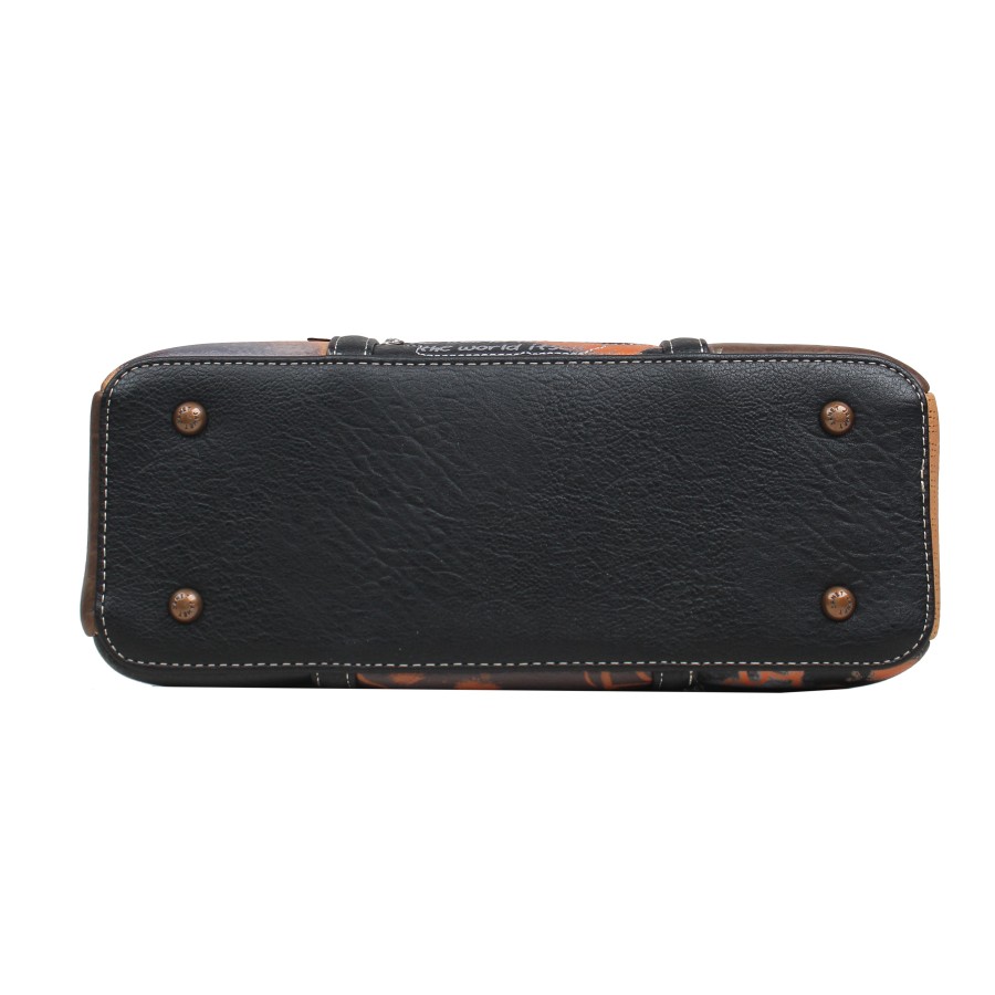 Τσάντα Χειρός Ώμου Τρίχωρη Janet