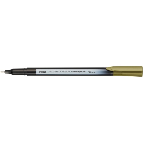Μαρκαδόρος Fineliner 0,4mm Χρυσοκαφέ Pentel