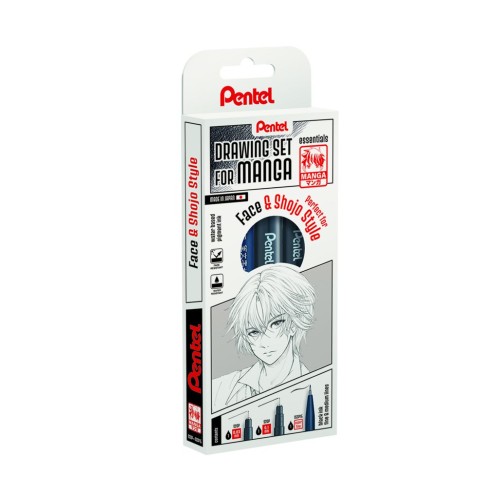 SET MNG3PCS-FA MANGA FACE & SHOJO STYLE