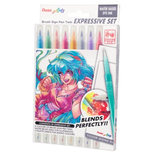 SET SESW30C-8MG MANGA EXPRESSIVE ILLUSTRATION