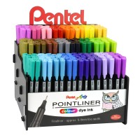 Βιτρίνα Μαρκαδόρος Fineliner 0,4mm  24 Δωδεκάδων Pentel
