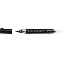 XGFHDA DUAL METALLIC BRUSH ΜΑΥΡΟ/ΚΟΚΚΙΝΟ
