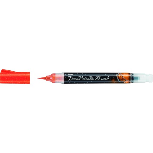 XGFHDF DUAL METALLIC BRUSH ΠΟΡΤΟΚΑΛΙ/ΚΙΤΡΙΝΟ