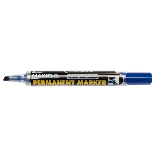 Μαρκαδόρος Ανεξίτηλος Maxiflo Πλακέ Μύτη Λεπτός Pentel