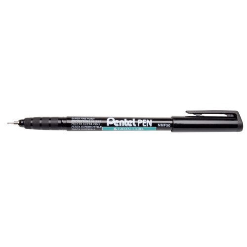 Μαρκαδόρος Ακίδα Μαύρος Pentel