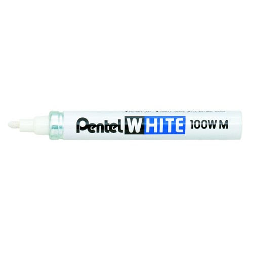 Μαρκαδόρος Λαδιού Ανεξίτηλος Pentel WHITE Λευκό