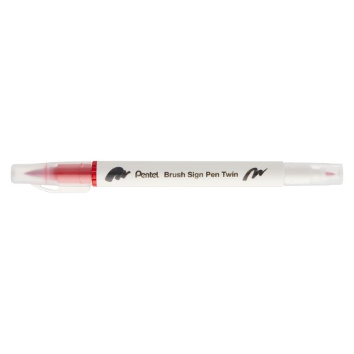 Μαρκαδόρος Πινέλο Με Διπλή Μύτη Sign Pen Twin Pentel