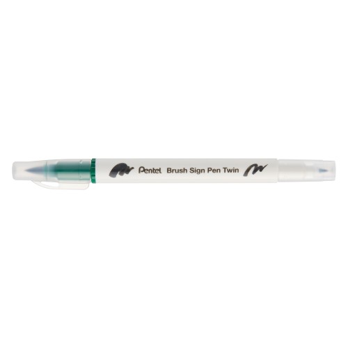 Μαρκαδόρος Πινέλο Με Διπλή Μύτη Sign Pen Twin Pentel