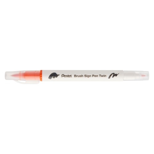 Μαρκαδόρος Πινέλο Με Διπλή Μύτη Sign Pen Twin Pentel