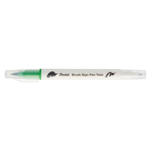 Μαρκαδόρος Πινέλο Με Διπλή Μύτη Sign Pen Twin Pentel