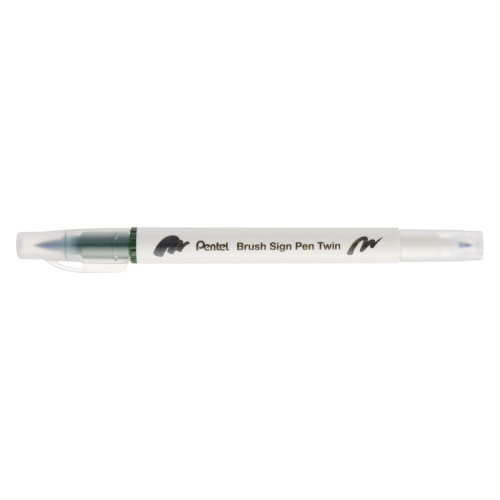 Μαρκαδόρος Πινέλο Με Διπλή Μύτη Sign Pen Twin Pentel