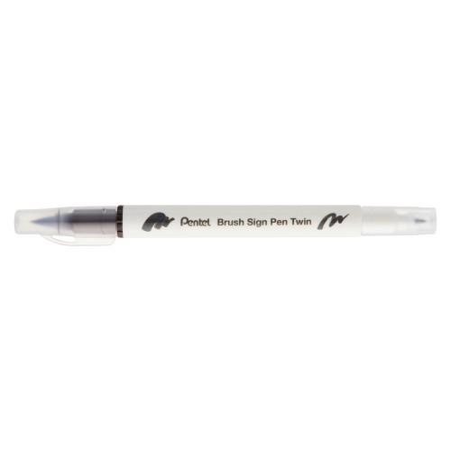 Μαρκαδόρος Πινέλο Με Διπλή Μύτη Sign Pen Twin Pentel