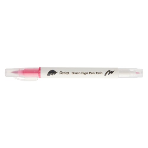 Μαρκαδόρος Πινέλο Με Διπλή Μύτη Sign Pen Twin Pentel