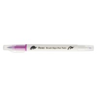 Μαρκαδόρος Πινέλο Με Διπλή Μύτη Sign Pen Twin Pentel
