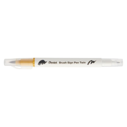 Μαρκαδόρος Πινέλο Με Διπλή Μύτη Sign Pen Twin Pentel