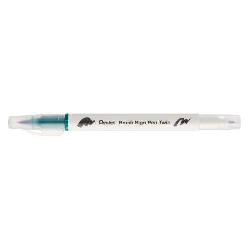 Μαρκαδόρος Πινέλο Με Διπλή Μύτη Sign Pen Twin Pentel