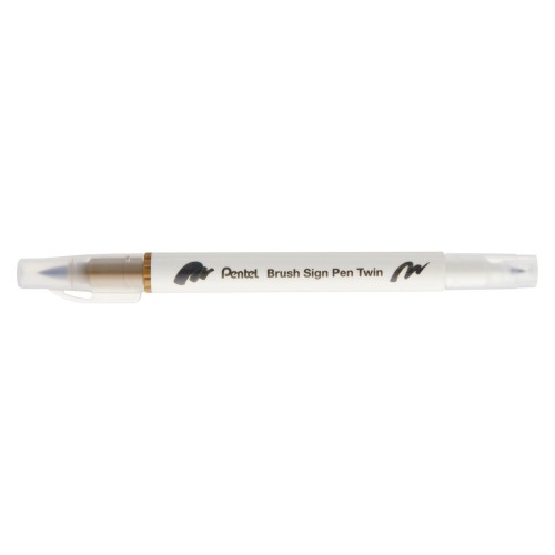 Μαρκαδόρος Πινέλο Με Διπλή Μύτη Sign Pen Twin Pentel