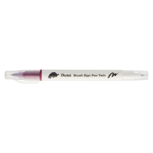 Μαρκαδόρος Πινέλο Με Διπλή Μύτη Sign Pen Twin Pentel