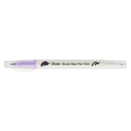 Μαρκαδόρος Πινέλο Με Διπλή Μύτη Sign Pen Twin Pentel