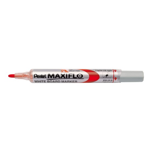 Μαρκαδόρος Ασπροπίνακα Maxiflo Pentel Λεπτός