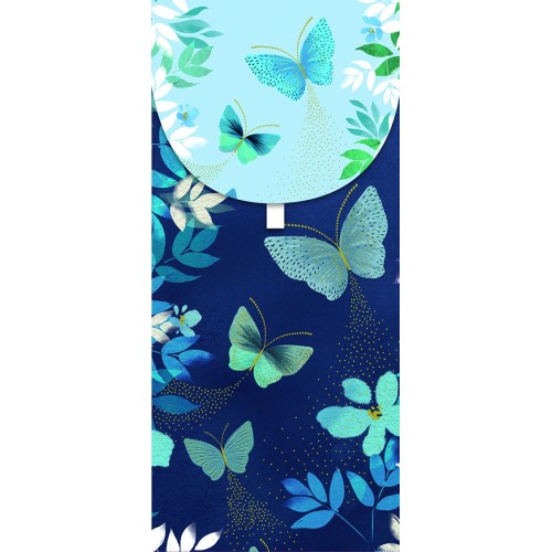 Μπιλιετάκι Μπλε Πεταλούδες Pictura