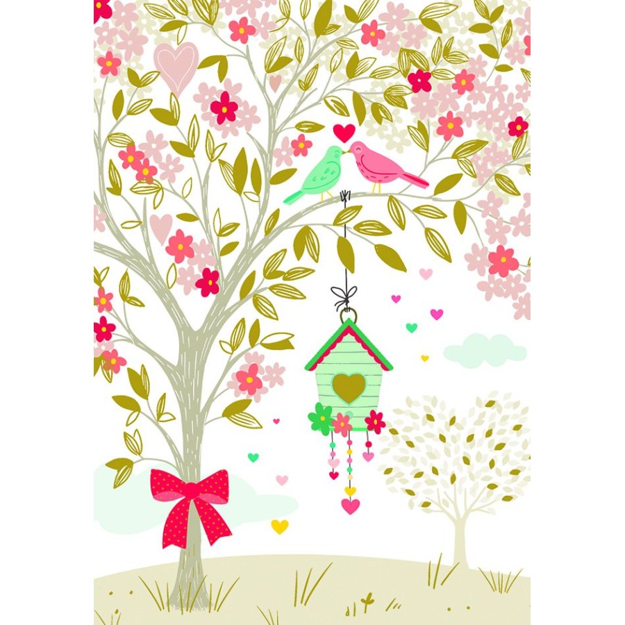 Ευχετήρια Κάρτα 3D Τρίπτυχο ZIG ZAG Αυτοκίνητο Νιόπαντρων Pictura