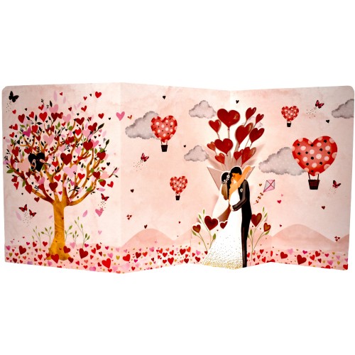 Ευχετήρια Κάρτα 3D Τρίπτυχο ZIG ZAG Το Δέντρο Της Ζωής Pictura