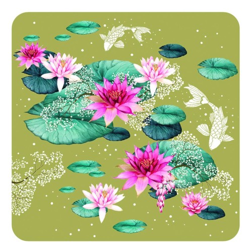 Κάρτα Διπλή De-Ci De-Là Κυπρίνοι Και Λωτοί Pictura