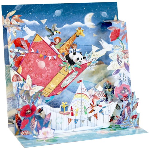 Ευχετήρια Κάρτα 3D 16x16 Φανταστικός Κόσμος Pictura