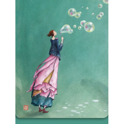 Μπλοκ Με Μαγνητικό Κούμπωμα 7,5x10 Σαπουνόφουσκες Pictura