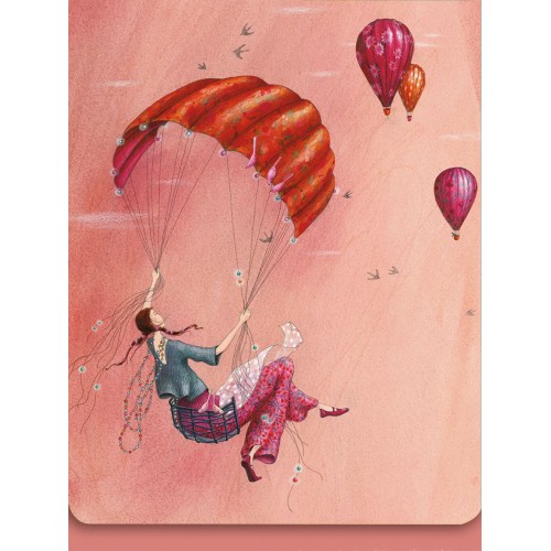 Μπλοκ Με Μαγνητικό Κούμπωμα 7,5x10 Ανεμόπτερο Pictura