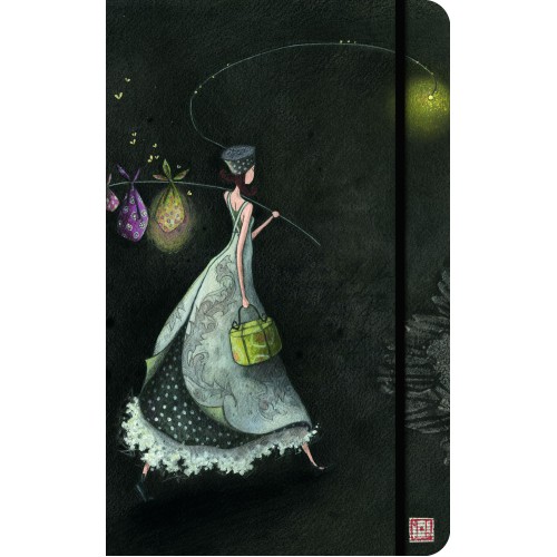 Τετράδιο Βιβλιόδετο 13x21 Νυχτερινή Βόλτα Pictura