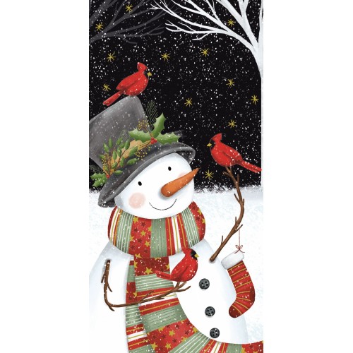 Χριστουγεννιάτικο Μπιλιετάκι Χιονάνθρωπος Pictura