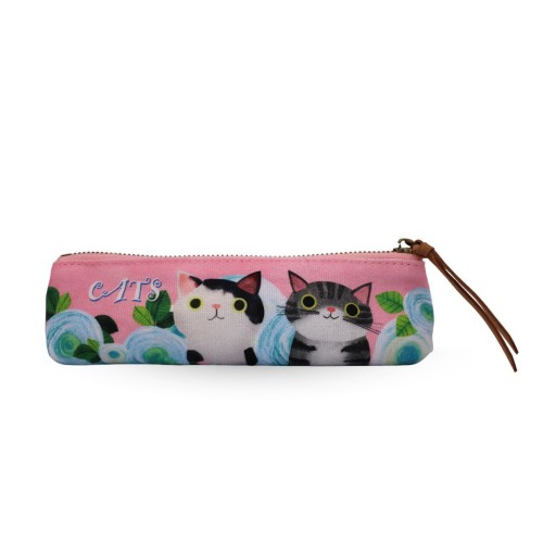Κασετίνα Υφασμάτινη Μικρή Planet Cats Premium Paper
