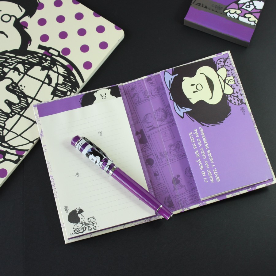 Σημειωματάριο Με Θήκη 11x17 εκ. Mafalda Premium Paper