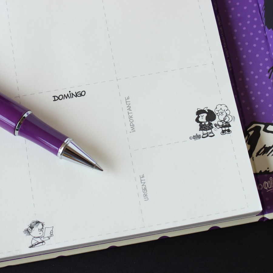 Ημερολόγιο Εβδομαδιαίο Με Αυτοκόλλητα Mafalda Premium Paper
