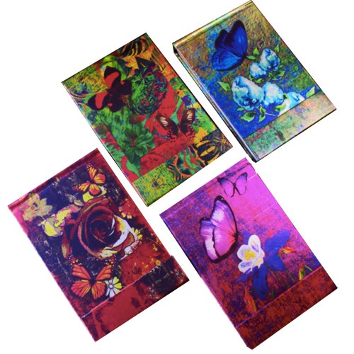 Σημειωματάριο Σκληρόδετο Butterflies 8x12εκ. Premium Paper