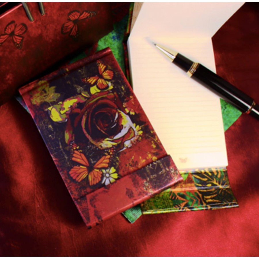 Σημειωματάριο Σκληρόδετο Butterflies 8x12εκ. Premium Paper